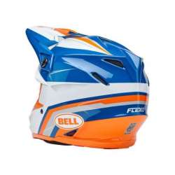 Crosshelm BELL Moto-9S Flex - Merchant Gloss Orange/Blue