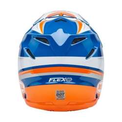 Crosshelm BELL Moto-9S Flex - Merchant Gloss Orange/Blue