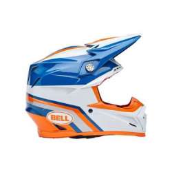Casque Cross BELL Moto-9S Flex - Merchant Gloss Orange/Blue