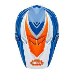 Crosshelm BELL Moto-9S Flex - Merchant Gloss Orange/Blue