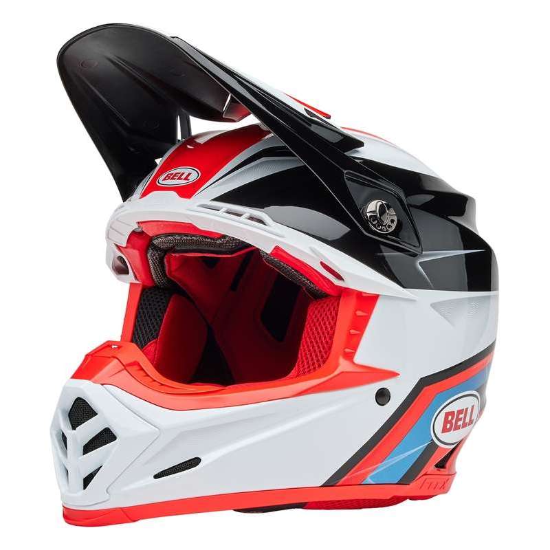 Cross-Helm BELL Moto-9S Flex - Merchant Gloss Red/Black
