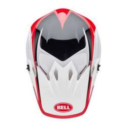 Casque Cross BELL MX-9 Mips - Rift Gloss Red/White