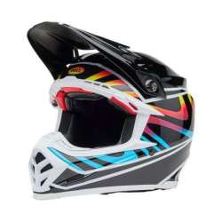 Cross Helm BELL Moto-9S Flex - Drift Gloss Black Multi
