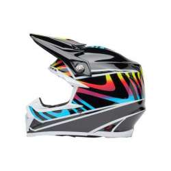 Cross Helm BELL Moto-9S Flex - Drift Gloss Black Multi