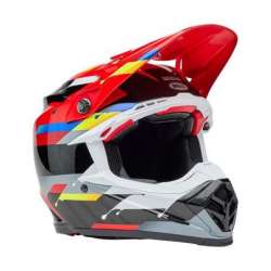 Cross Helm BELL Moto-9S Flex - Renen Nova Gloss Black/Red