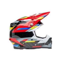 Cross Helm BELL Moto-9S Flex - Renen Nova Gloss Black/Red