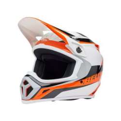 Cross-Helm BELL MX-9 Mips - Rift Gloss Orange/White