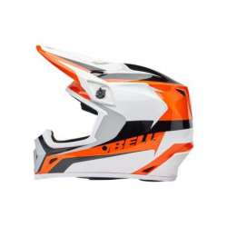 Cross-Helm BELL MX-9 Mips - Rift Gloss Orange/White
