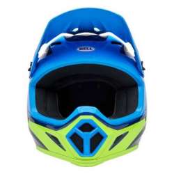 Cross Helm BELL MX-9 Mips - Jackal Gloss Blue/Hi-Viz Yellow