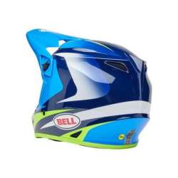 Cross Helm BELL MX-9 Mips - Jackal Gloss Blue/Hi-Viz Yellow