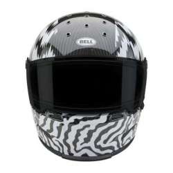 Integralhelm BELL Eliminator Carbon - Deathspray Gloss Black/White/Black