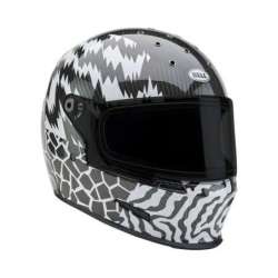 Casque Intégral BELL Eliminator Carbon - Deathspray Gloss Black/White/Black