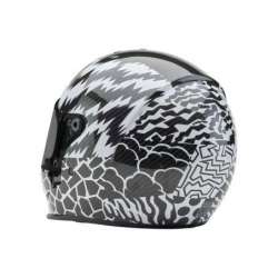 Casque Intégral BELL Eliminator Carbon - Deathspray Gloss Black/White/Black