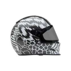 Integralhelm BELL Eliminator Carbon - Deathspray Gloss Black/White/Black