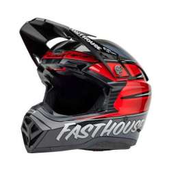 Crosshelm BELL Moto-10 Spherical Mips - Fasthouse DITD 25 Gloss Gray/Red