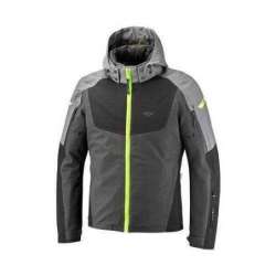 IXON BURNING Jacke Textil Grau Schwarz Knallgelb