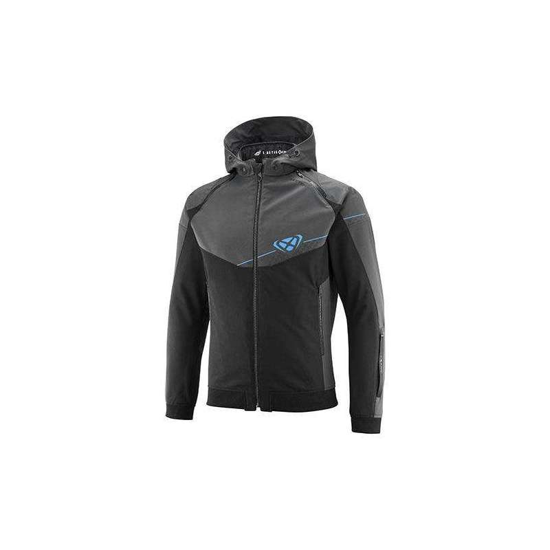 IXON SECTION Jacke Schwarz Anthrazit Blau