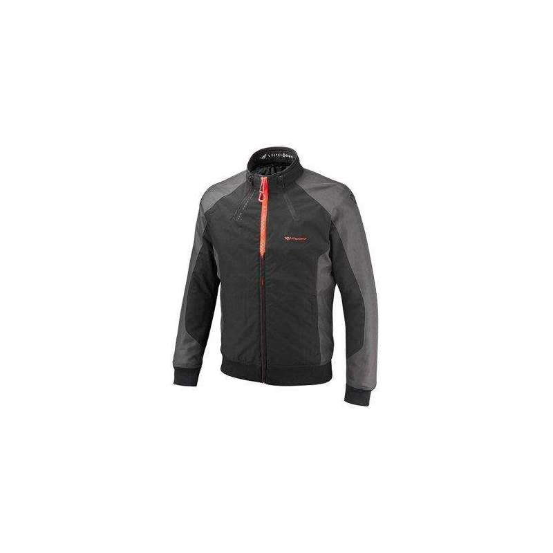 Jacke IXON SIWA Textil Schwarz Anthrazit Leuchtend Rot
