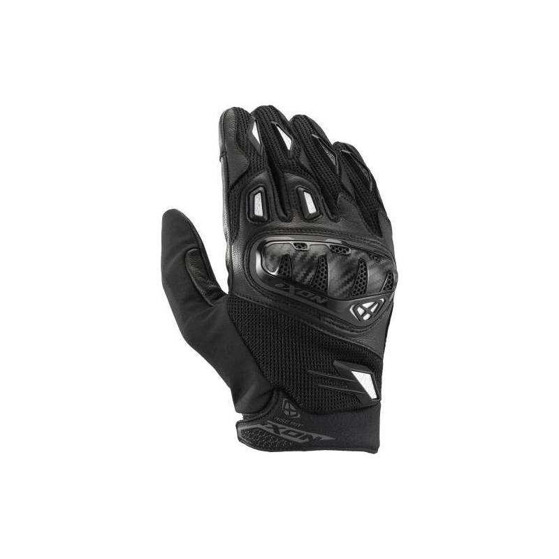 Handschuhe IXON RISE AIR 2 Sommer Schwarz Weiß