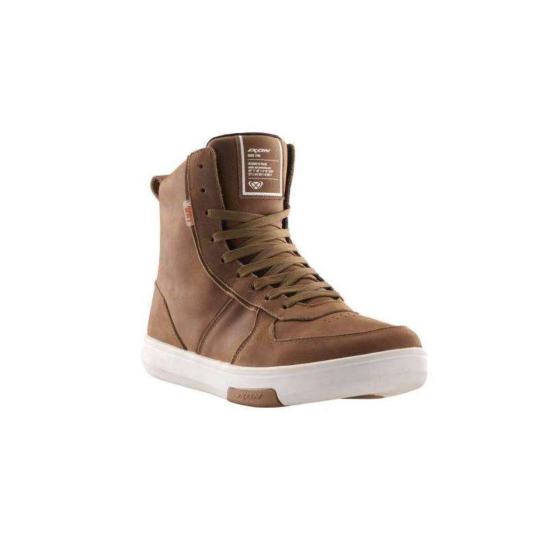 Binta - Boots cavaliere marron femme avec élastiques - Bottines grande