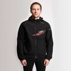 IXON SECTION Jacke Schwarz Weiß Rot