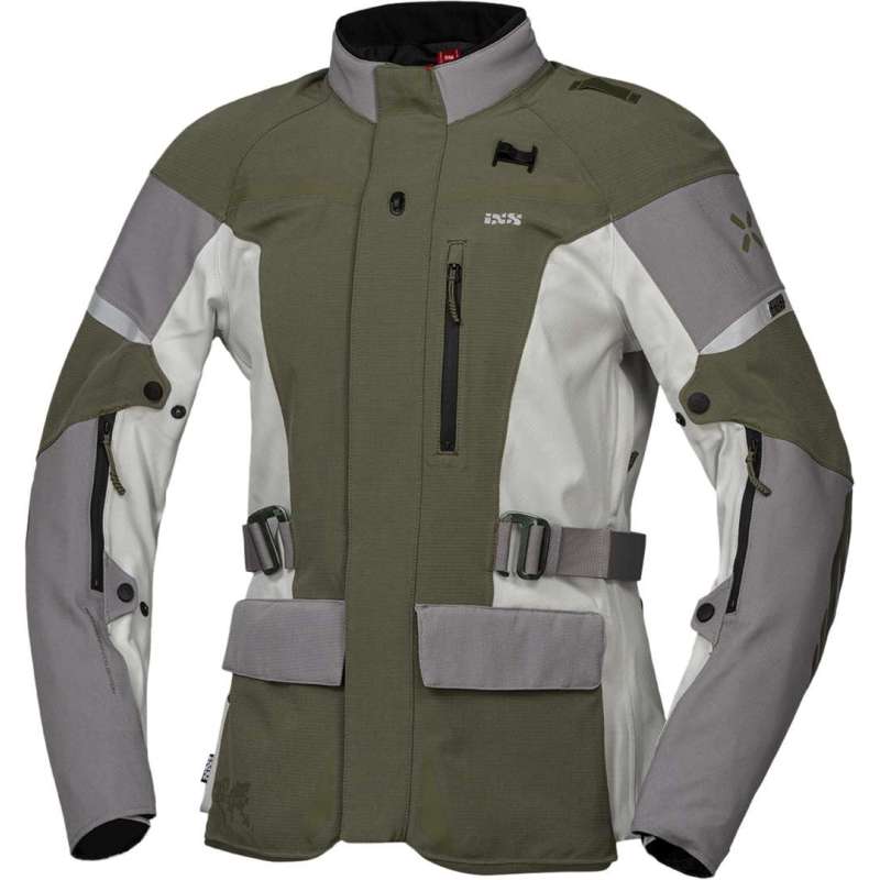 Laminierte Damenjacke Venture-STX 1.0 Hellgrau-Olive