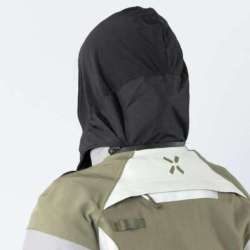 Laminierte Damenjacke Venture-STX 1.0 Hellgrau-Olive