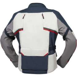 Jacke IXS laminiertTourster-STX 1.0 hellgrau-blau-rot