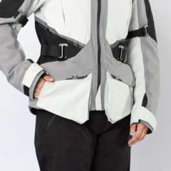 Damenjacke IXS Laminat Tourster-STX 1.0 hellgrau-grau