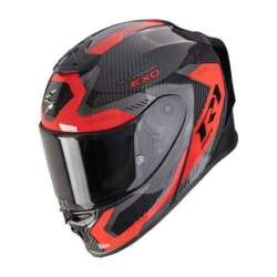 Integralhelm SCORPION EXO R1 EVO Carbon AIR PROPEL Schwarz Rot