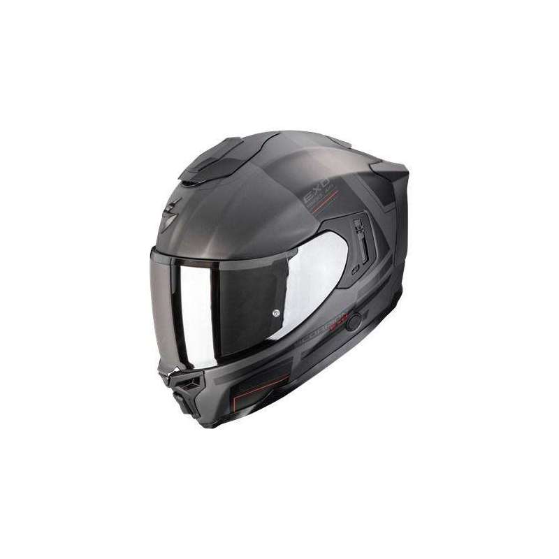 Integralhelm SCORPION EXO 1500 AIR DUAL Mattsilber Schwarz