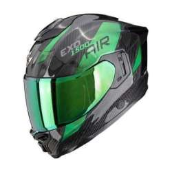 Casque Intégral SCORPION EXO 1500 Carbon AIR PLATTED Noir Vert