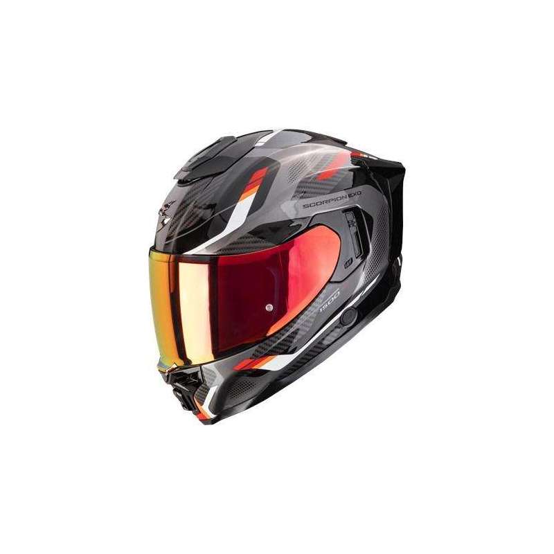 Integralhelm SCORPION EXO 1500 AIR SLEEK Schwarz Rot