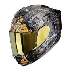 Integralhelm SCORPION EXO 1500 AIR APUS Schwarz Grau Gold