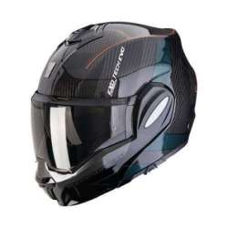 Casque Modulable SCORPION EXO TECH EVO Carbon CAD Noir Vert