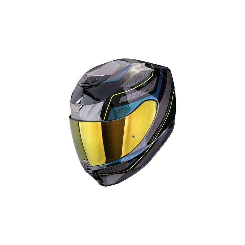 Integralhelm SCORPION EXO 391 LEO Schwarz Blau