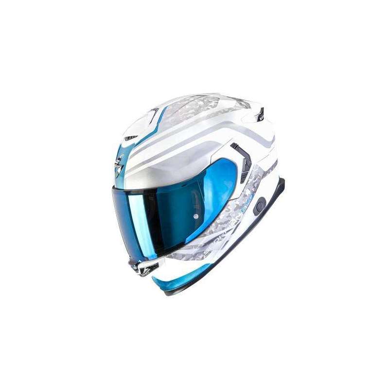 Casque Intégral SCORPION EXO GT SP AIR ARTEN Blanc Bleu