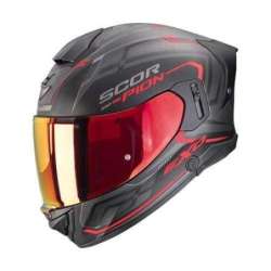 Integralhelm SCORPION EXO 530 AIR SLOPE Mattschwarz Rot