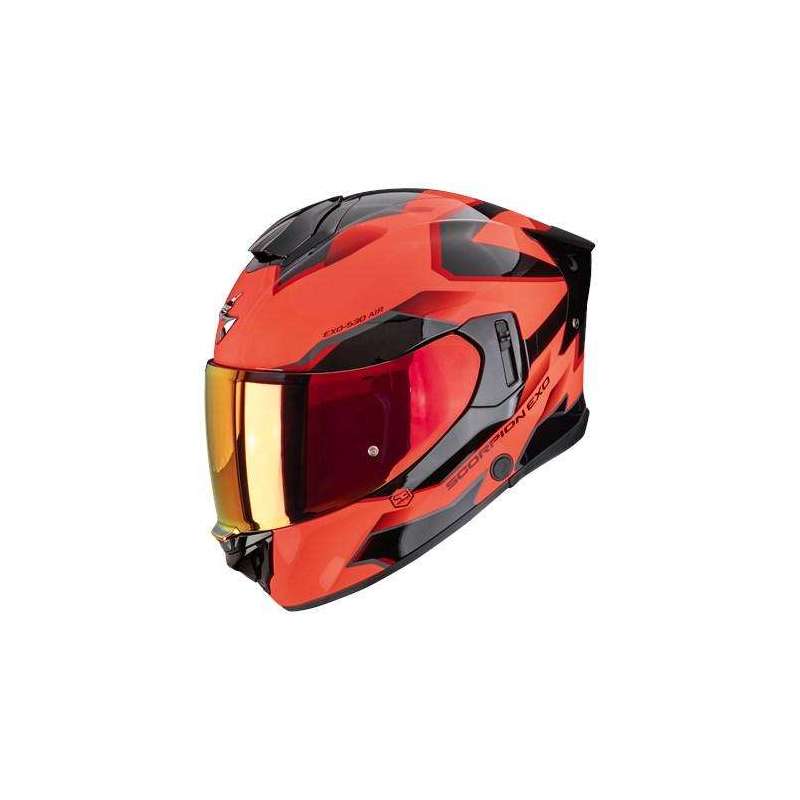 Integralhelm SCORPION EXO 530 AIR CLIP Rot Schwarz
