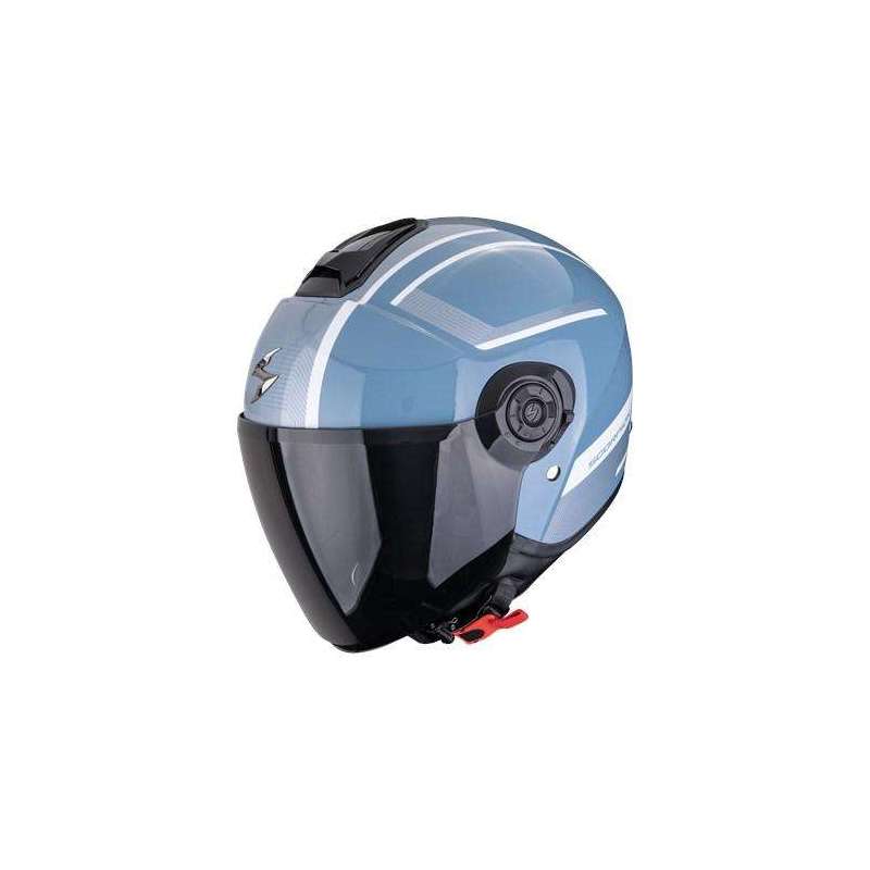 Jet Helm SCORPION EXO CITY II COSMOS Blau Silber