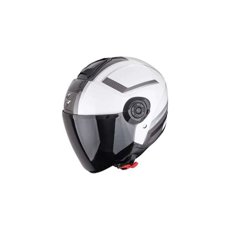 Jet Helm SCORPION EXO CITY II COSMOS Perlweiss Silber