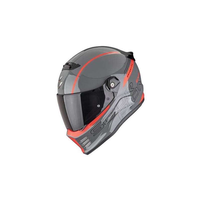 Integralhelm SCORPION COVERT FX DANKO Grau Rot