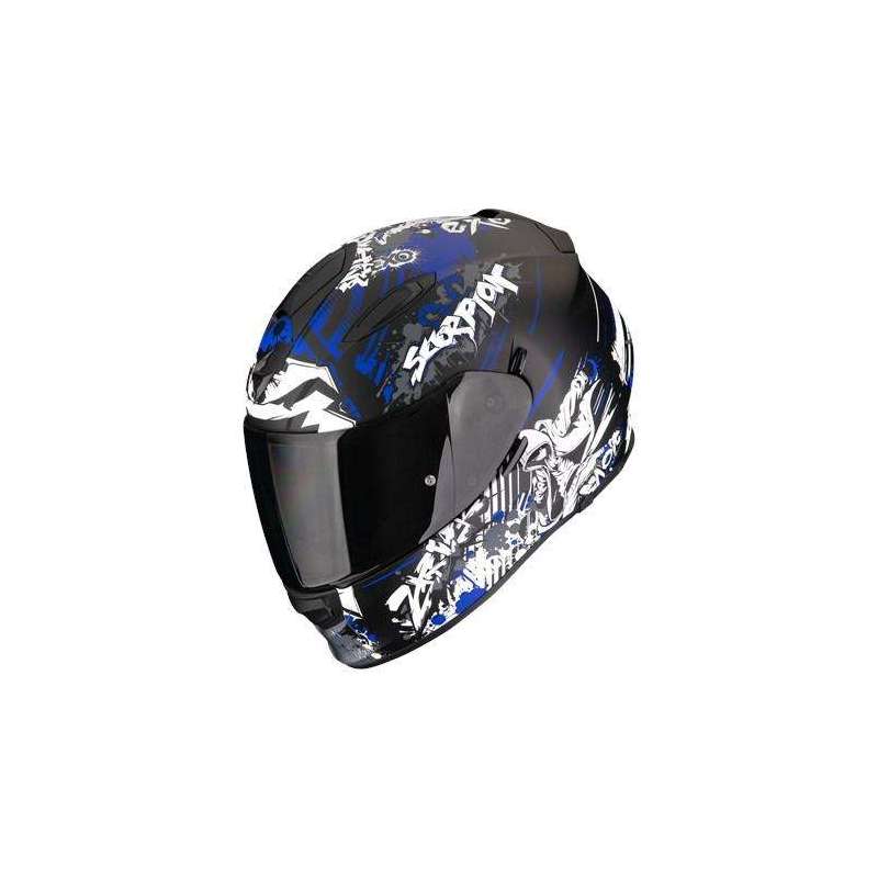 Integralhelm SCORPION EXO 491 SPECTOR Schwarz Mattblau