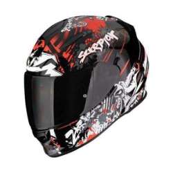Casque Intégral SCORPION EXO 491 SPECTOR Noir Rouge