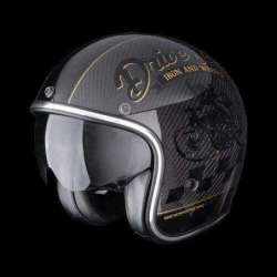 Casque Jet SCORPION BELFAST EVO CARBON ZIPPY Noir Or