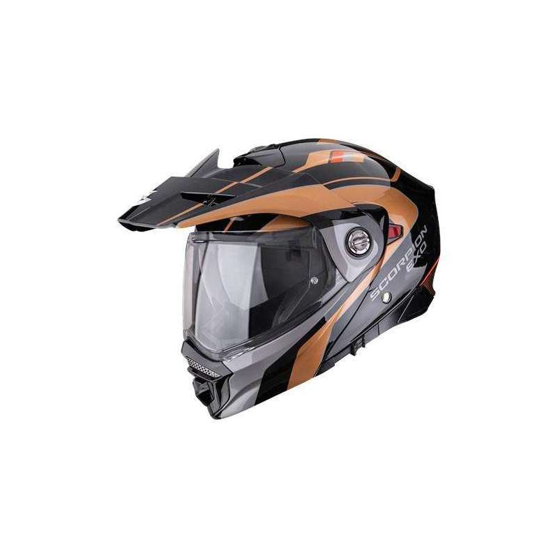 Modulohelm SCORPION ADX 2 KAMPS Schwarz Kupfer