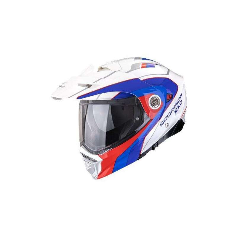 Modulohelm SCORPION ADX 2 KAMPS Weiß Rot Blau