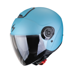 Casque Jet SCORPION EXO CITY II Bleu céleste mat