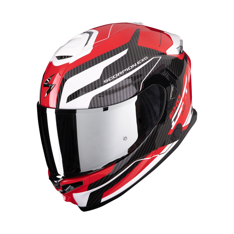 Integralhelm SCORPION EXO GT SP AIR FLEX Rot Weiss