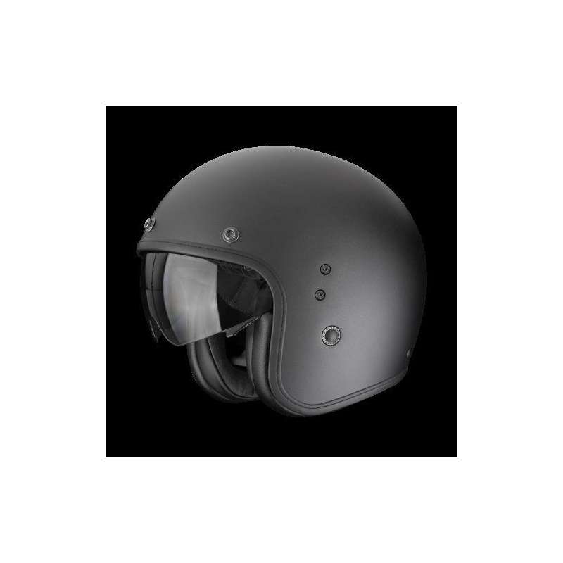 Casque Jet SCORPION BELFAST EVO Noir Mat perle